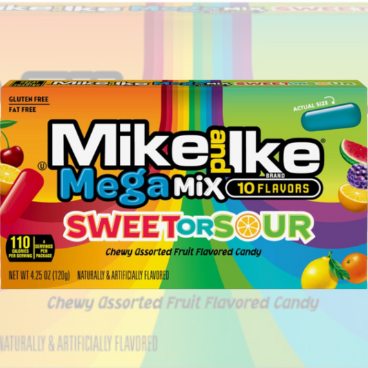 Mike and Ike Mega Mix Sweet or Sour