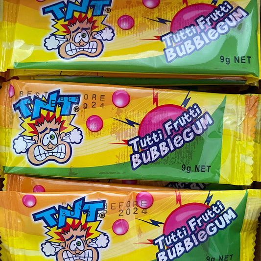 TNT Bubblegum Sticks Tutti Frutti