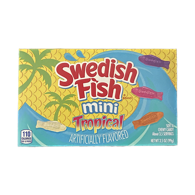 Swedish Fish Mini Tropical Video Box – Eat Sweet Lollies